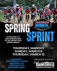 High Springs BMX Thursday Night Races