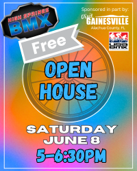 High Springs BMX | Open House | June 8th 5-6:30PM