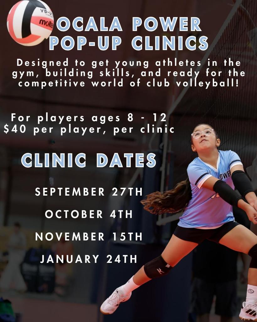 OPU Volleyball Pop-Up Clinics | Ages 8-12