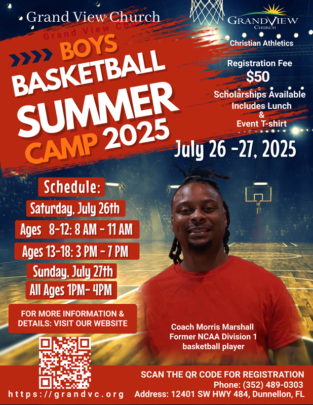 Grand View Church Boys Basketball Summer Camp