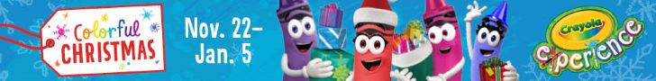 Crayola Experience Orlando Colorful Christmas