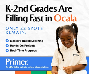 Primer Microschool Fall Registration for Grades K-2nd