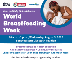 World Breastfeeding Week on August 5, 2026 at Southeastern Livestock Pavillion