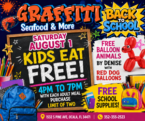 Graffiti Seafood & More Kids Eat Free