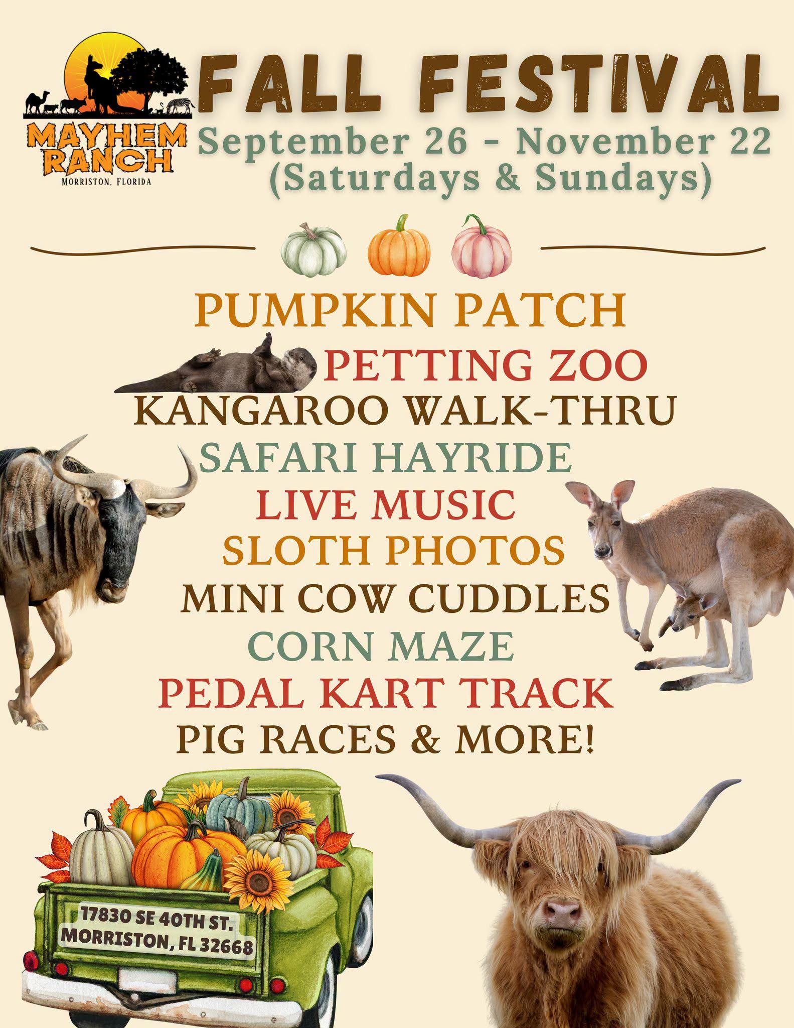 Mayhem Ranch Fall Festival
