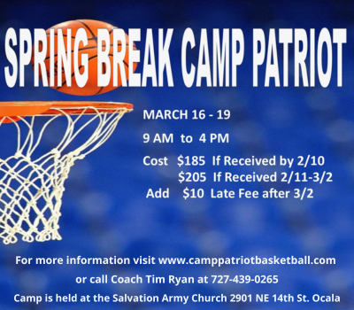 Spring Break Camp Patriot