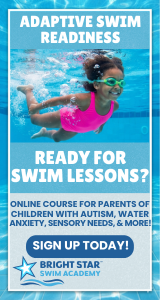 Bright Star Swim Academy offers Online Adaptive Swim Readiness program and At home swim lessons
