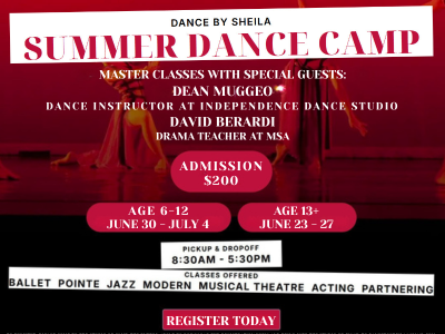 Dance By Sheila Dance Summer Camp 2025
