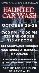 Haunted Car Wash at Diamond Auto Wash