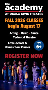 Ocala Civic Theatre Fall Youth Classes Now Registering 