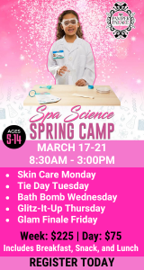 Pamper Palace Spring Camp 2025