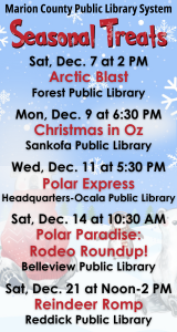 Marion County Library Holiday Events