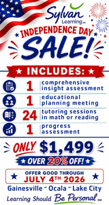 Sylvan Learning Center Independence Day Sale