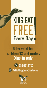The Whistling Duck Kids Eat Free