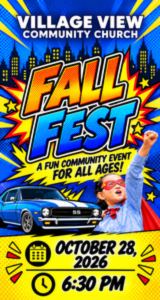 Village View Community Church Fall Fest October 28, 2026