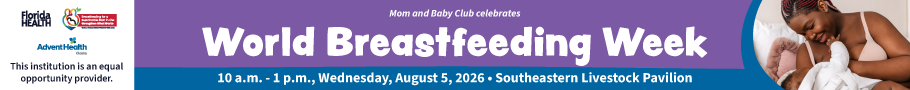 World Breastfeeding Week on August 5, 2026 at Southeastern Livestock Pavillion