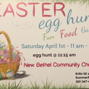 04/01 New Bethel Community Church Easter Egg Hunt