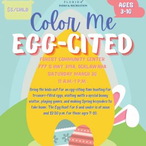03/30 Color Me Egg-Cited at Forest Community Center