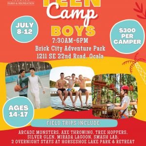 Teen Camp Boy's Session at Brick City Adventure Park
