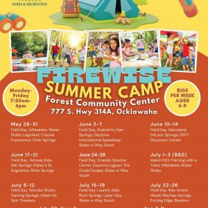 Firewise Nature Camp at Forest Community Center