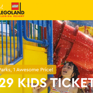 Legoland $29 Kid Tickets