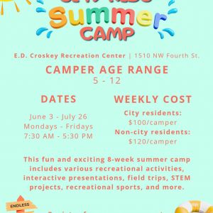 City Kids Summer Camp at E.D. Croskey Recreation Center