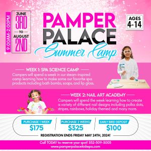 Pamper Palace Summer Camp