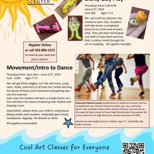 Chelsea Art Center Summer Movement/Dance Classes