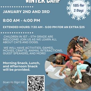 Humane Society Winter Camp