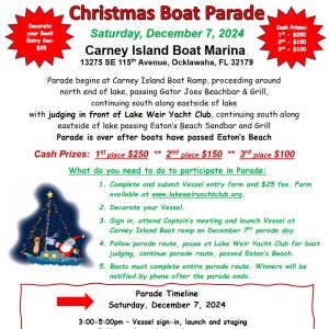 12/07 Lake Weir’s Annual Boat Parade