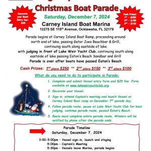 12/07 Light up Lake Weir Christmas Boat Parade