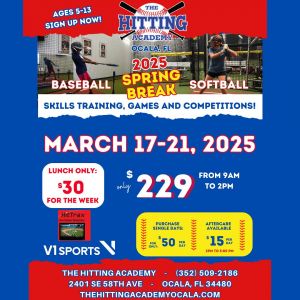 Hitting Academy Spring Break Camp