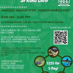 Humane Society of Marion County Spring Camp