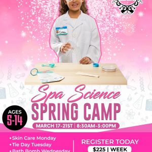 Pamper Palace Luxury Kids Spa Science Spring Camp