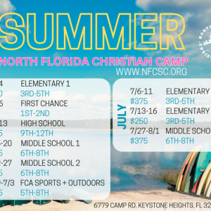 North Florida Christian Summer Camps