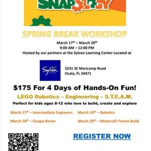 Snapology Spring Break Workshop