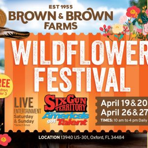 4/19- 4/27 Wildflower Festival at Brown and Brown Farms