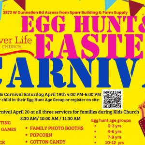 4/19-4/20 River Life Church Easter Carnival and Egg Hunt