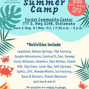 Forest Community Center Summer Camp