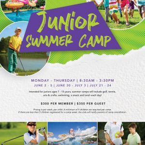 Country Club of Ocala Junior Summer Camp