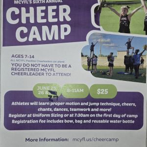 Cheer Camp Marion County Youth Football League