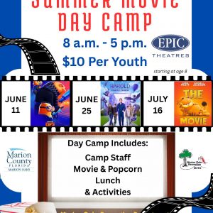 Marion Oaks Community Center Summer Movie Camp