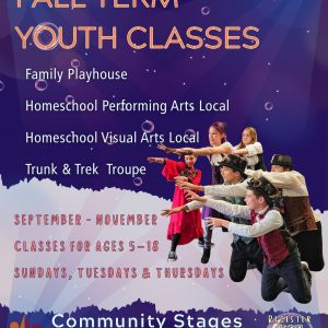Community Stages Fall Term Youth Classes