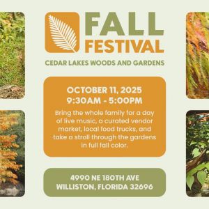 10/11 Cedar Lakes Woods and Gardens Fall Festival