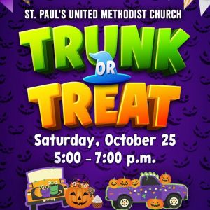 10/25 St. Paul's UMC Trunk or Treat