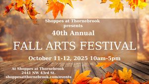10/11 - 10/12 Shoppes at Thornebrook Fall Arts Festival
