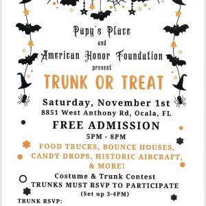 11/01 Papy’s Place Trunk or Treat