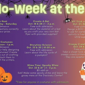10/18 - 10/31 Discovery Center Hallo-Week