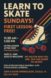 Learn to Skate Classes at Skate A Way South