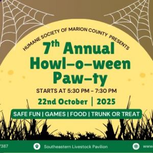 10/22 Humane Society of Marion County Howl-oween Paw-ty